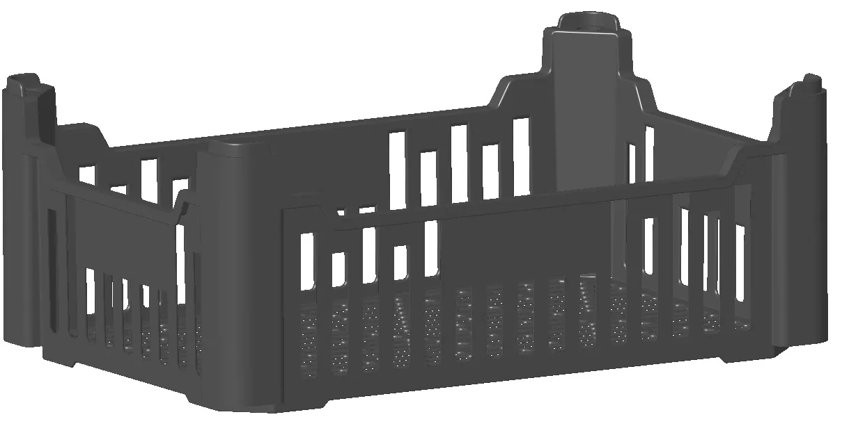 Slatted crate